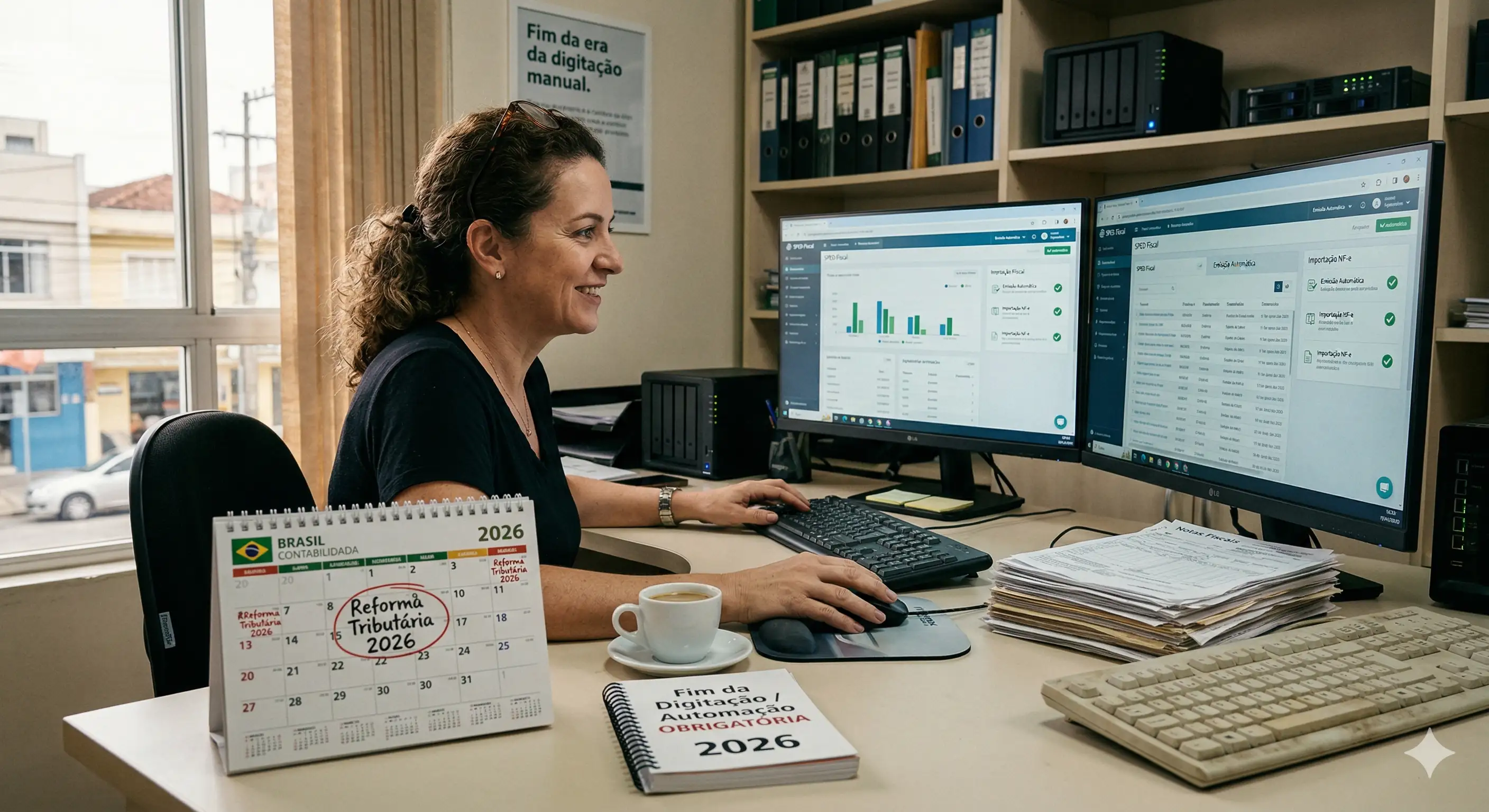 O Fim da Digitação: Como a Reforma Tributária de 2026 Torna a Automação Obrigatória